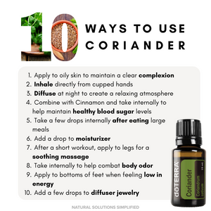 dōTERRA Coriander Essential Oil - 15ml