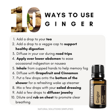 Carica l&#39;immagine nel visualizzatore di Gallery, Olio essenziale di zenzero dōTERRA - 15ml